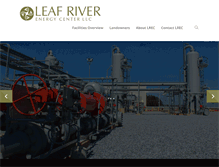 Tablet Screenshot of leafriverenergycenter.com